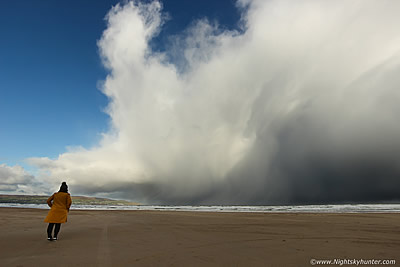 Benone Beach Winter Storm Convection - Dec 27th 2017